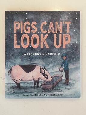 Vincent D'Onofrio SIGNED/AUTOGRAPHED Pigs, can’t look up, Hardcover Book #1